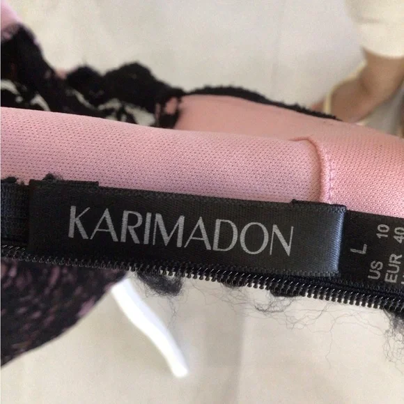 Black Lace Overlay Dress - Picture 6 of 6